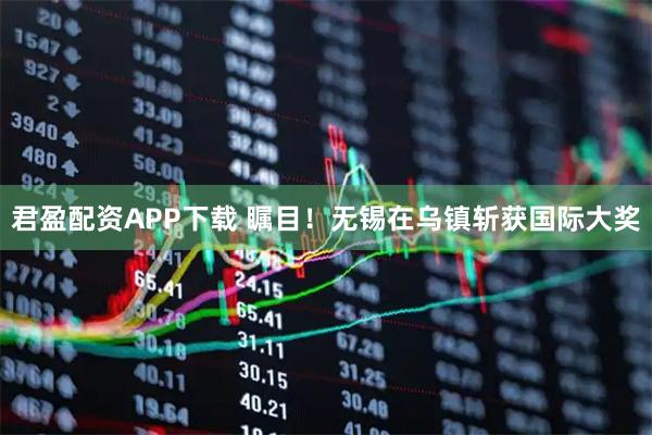 君盈配资APP下载 瞩目！无锡在乌镇斩获国际大奖